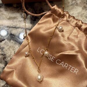 🆕 Louise Carter Gold Pearl Necklace